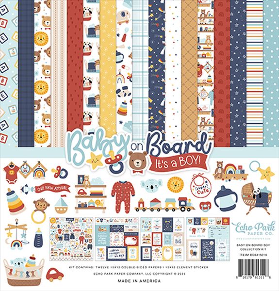 Baby On Board - Boy Collection Kit