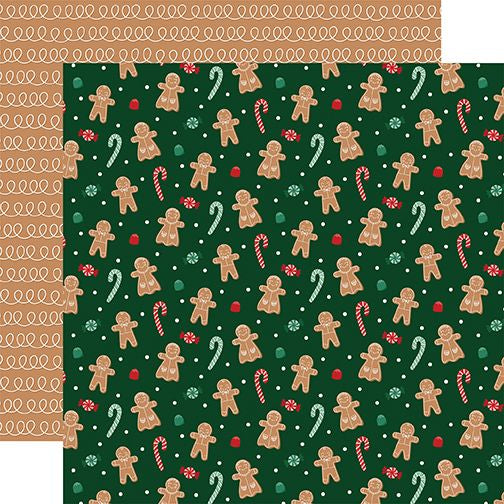 Echo Park Baking Spirits Bright: Christmas Day Treats 12x12 DS Patterned Paper (1 Sheet)