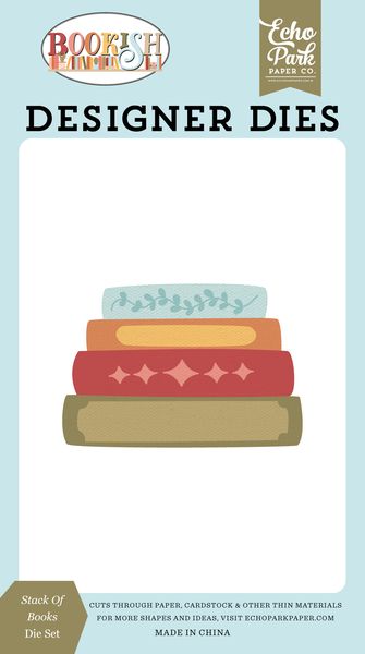 Echo Park Bookish: Stack Of Books Die Set