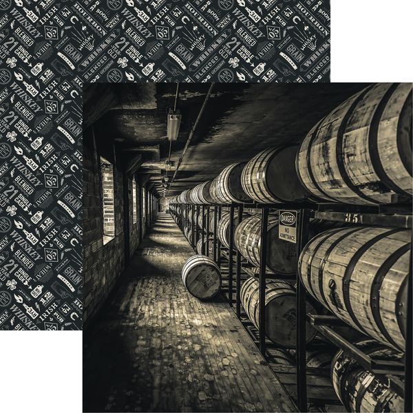 Reminisce One Bourbon, One Scotch, One Whiskey: Barrel Aged DS Paper (1 Sheet)