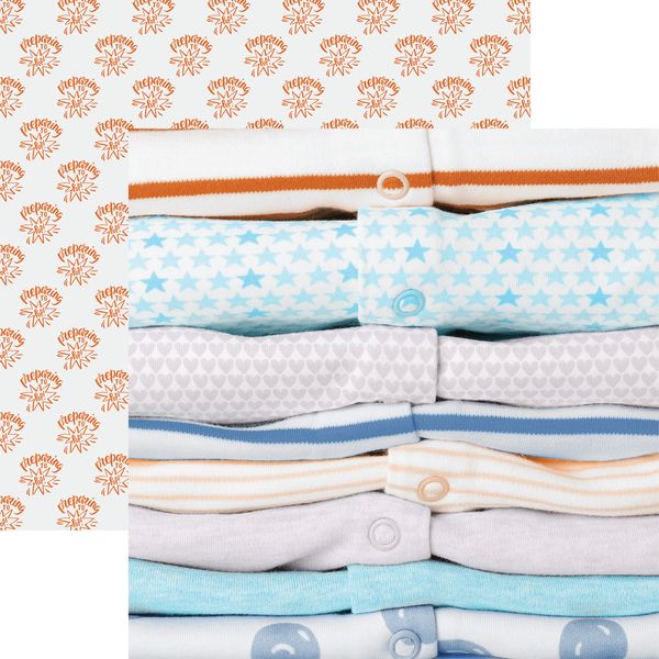 Reminisce Bump To Baby: Baby Clothes DS Paper (1 Sheet)