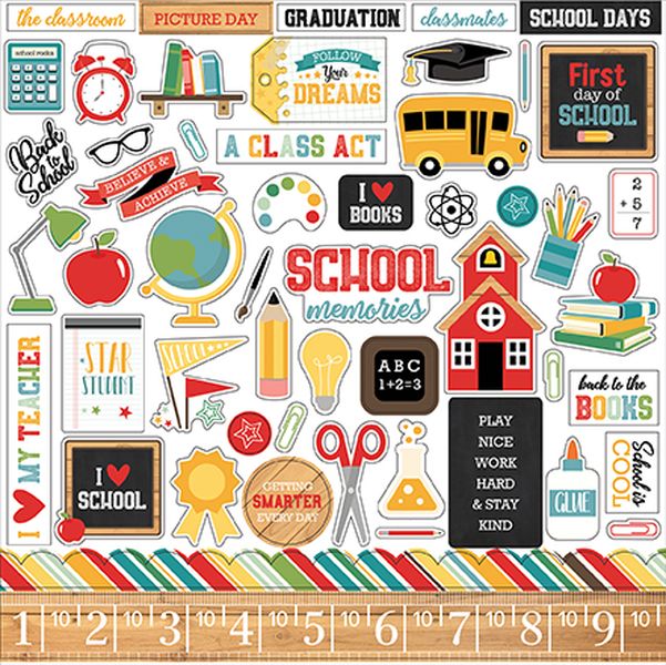 DISC - Back To School Element Sticker