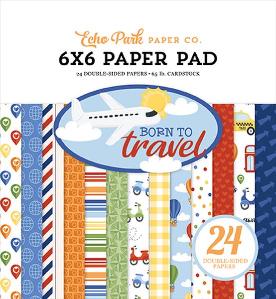 Echo Park Born To Travel 6x6 Paper Pad