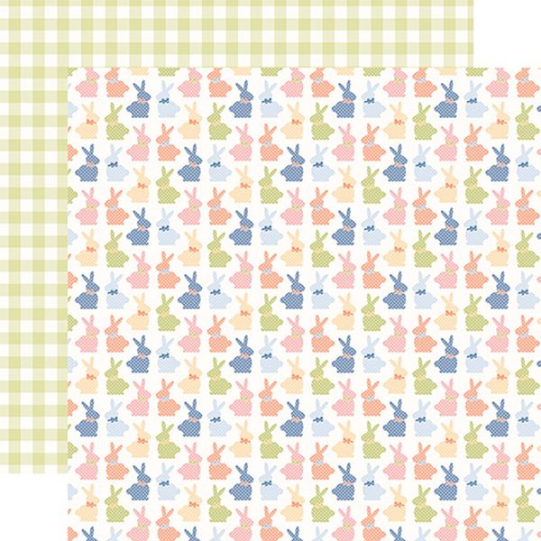 Echo Park Bunnies And Baskets: Sweet Friends 12x12 DS Patterned Paper (1 Sheet)