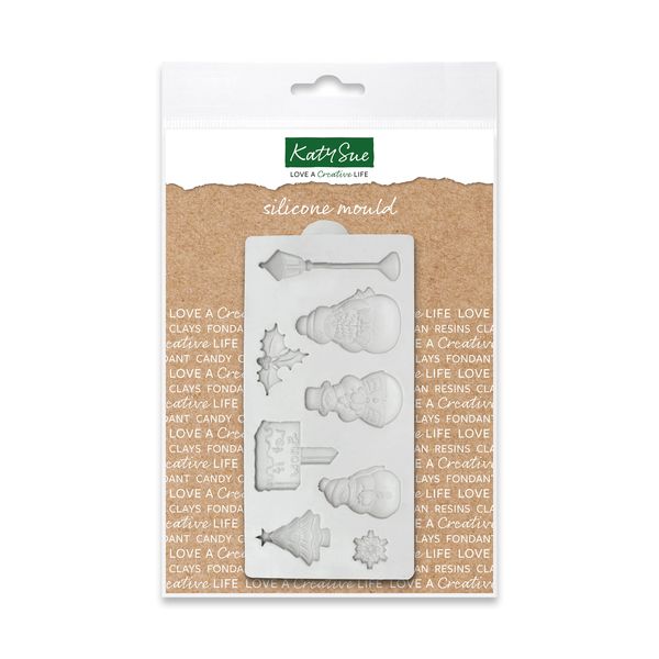 Katy Sue Miniature Let it Snow Silicone Mould