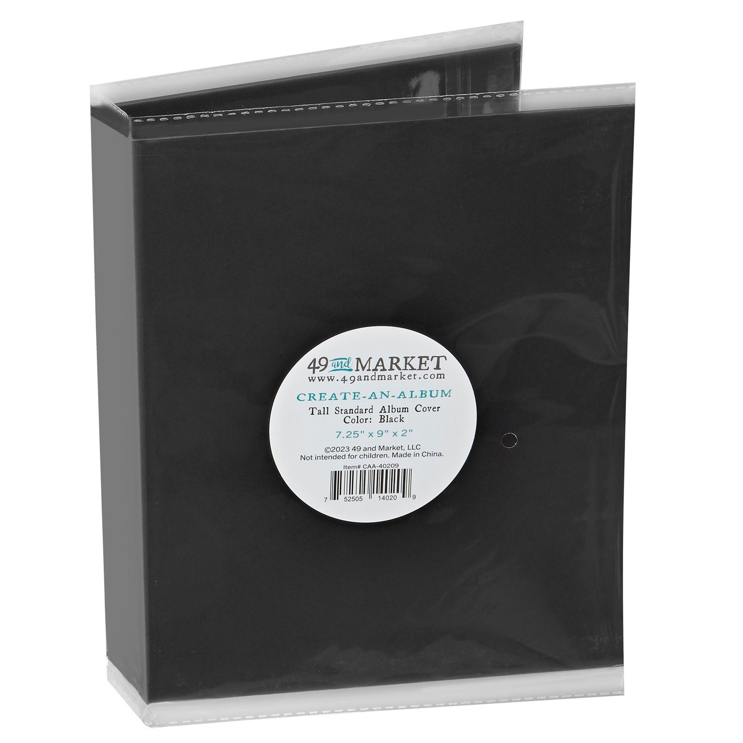 49 And Market Create-An-Album Tall Standard Album Cover-Black