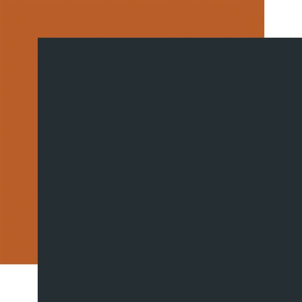Carta Bella Americana: Navy / Orange 12x12 DS Coordinating Solid Paper