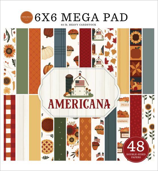 Carta Bella Americana Cardmakers 6X6 DS Patterned Paper Mega Pad