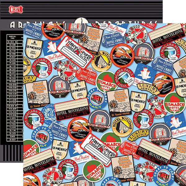 Carta Bella All Aboard: Destination DS Paper (1 Sheet)