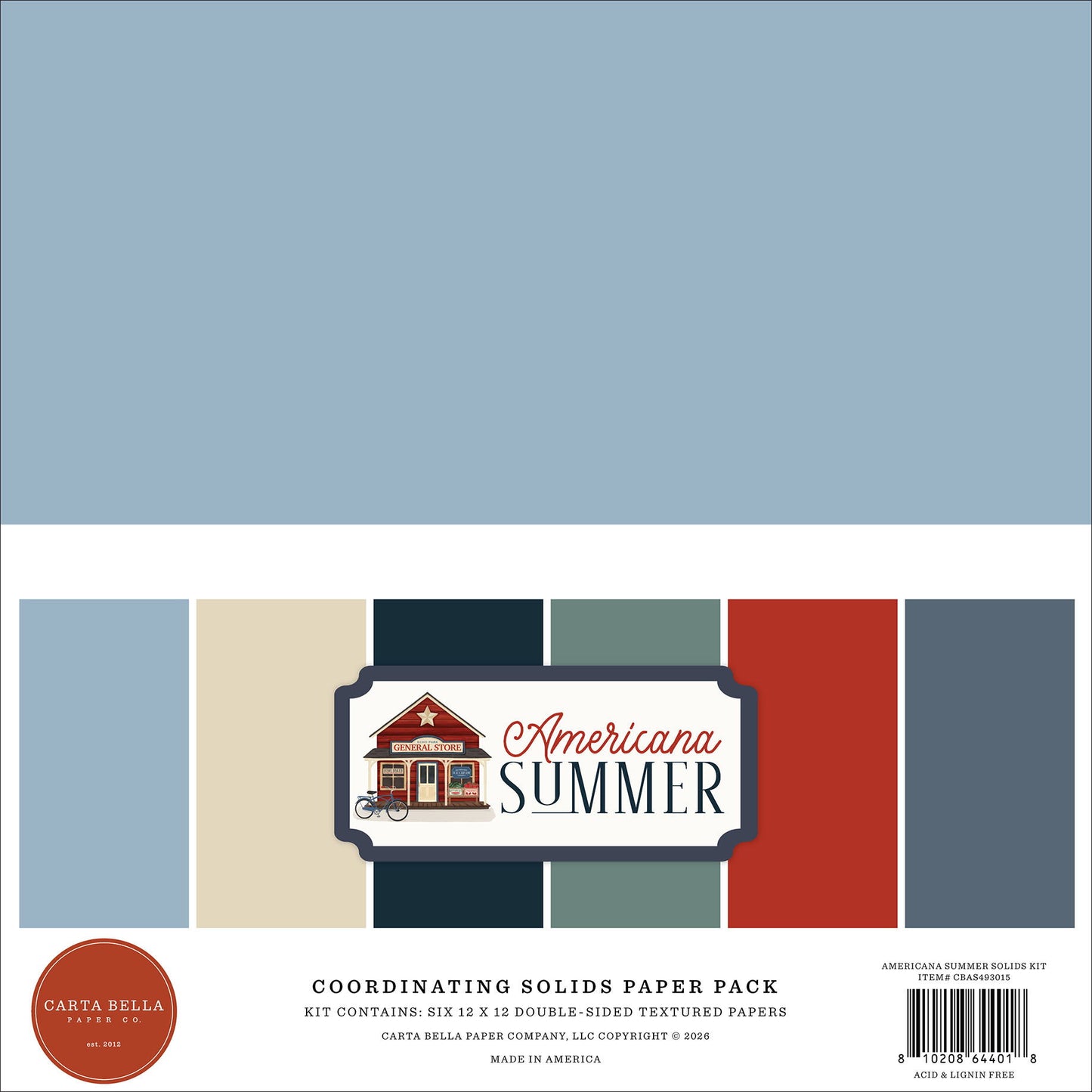 Carta Bella Americana Summer Solids Kit