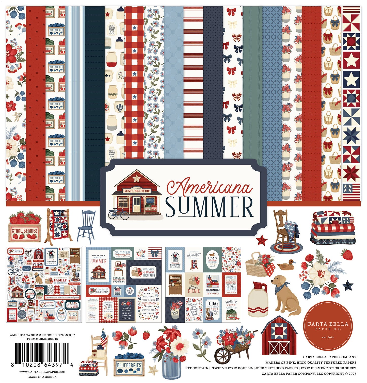 Carta Bella Americana Summer Collection Kit
