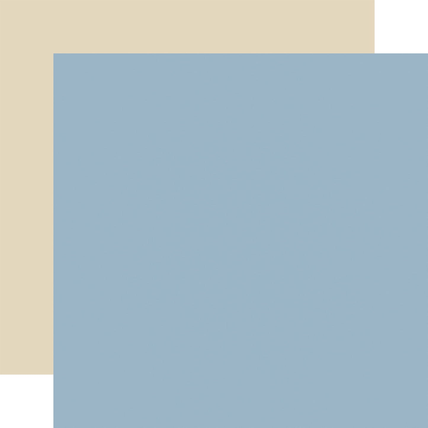 Carta Bella Americana Summer: Lt. Blue / Tan 12x12 Coordinating Solid Paper
