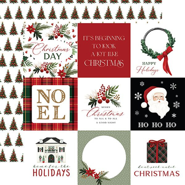 Carta Bella A Wonderful Christmas: 4x4 Journaling Cards