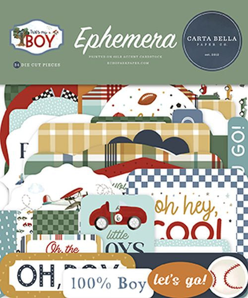 Carta Bella That's My Boy Ephemera