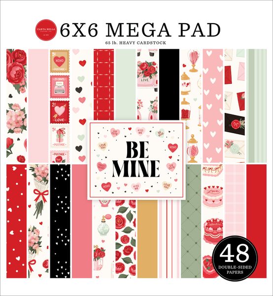 Carta Bella Be Mine Cardmakers 6X6 Mega Pad