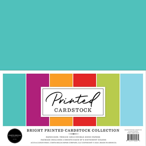 Carta Bella Bright Printed Cardstock Collection Kit