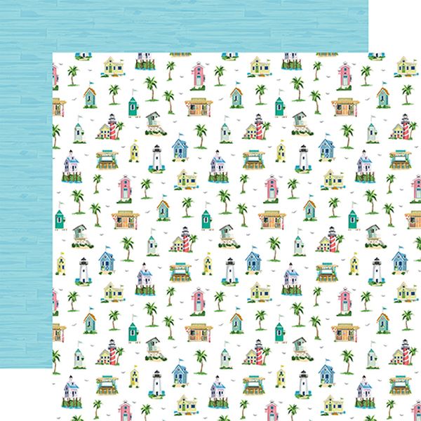 Carta Bella Beach Town Beach Houses DS Paper (1 Sheet)