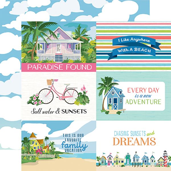 Carta Bella Beach Town 6x4 Journaling Cards