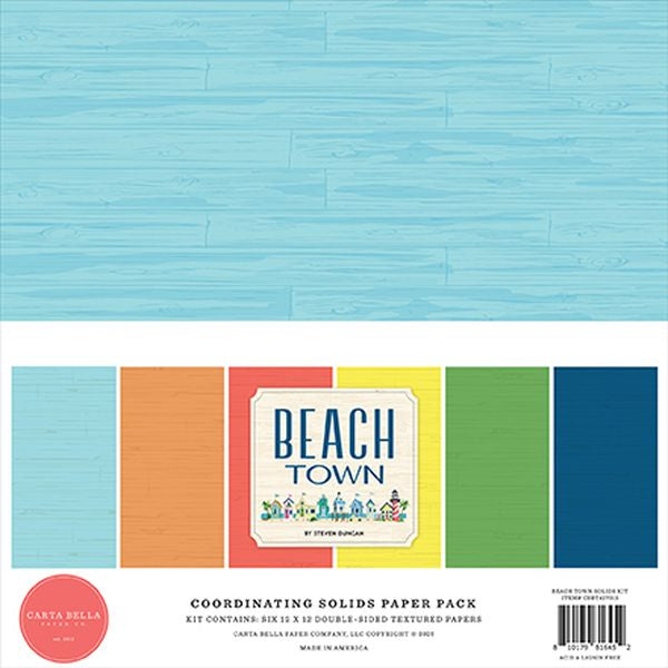 Carta Bella Beach Town Solids Kit