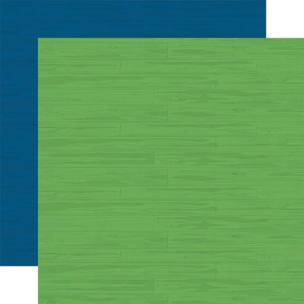 Carta Bella Beach Town: Green / Navy 12x12 Coordinating Solid DS Paper