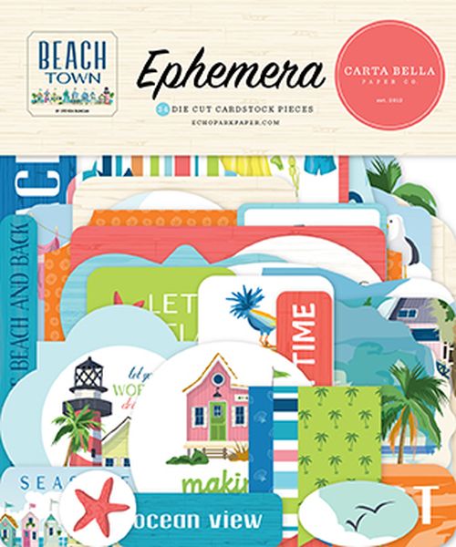 Carta Bella Beach Town Ephemera