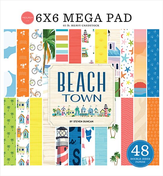 Carta Bella Beach Town Cardmakers 6X6 Mega Pad
