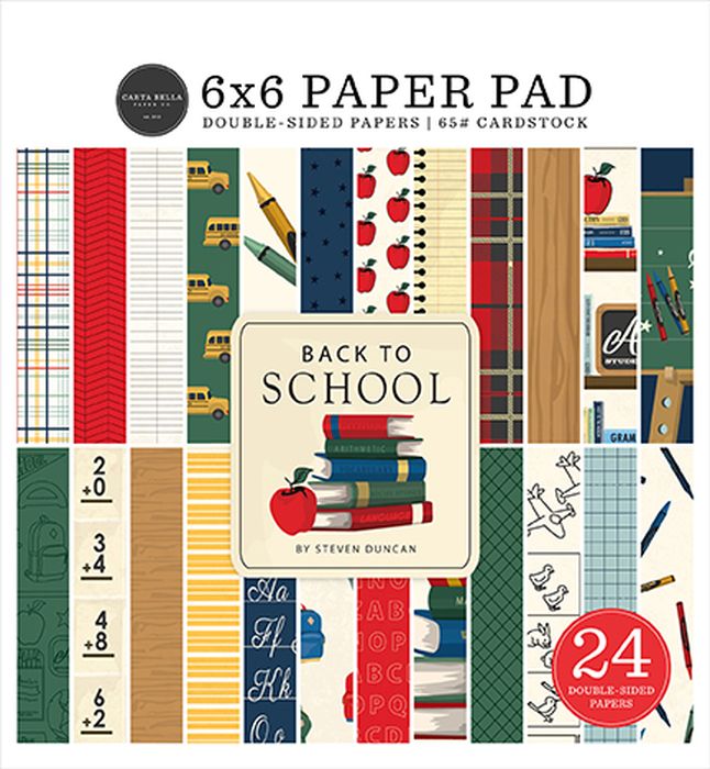 Carta Bella - Back To School 6x6 Paper Pad