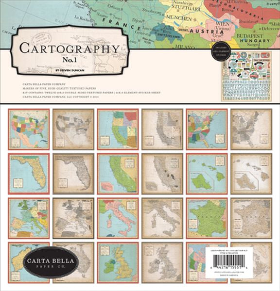 DISC - Carta Bella Cartography Collection Kit