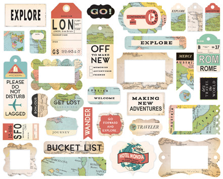 Cartography No. 1 Tags & Frames