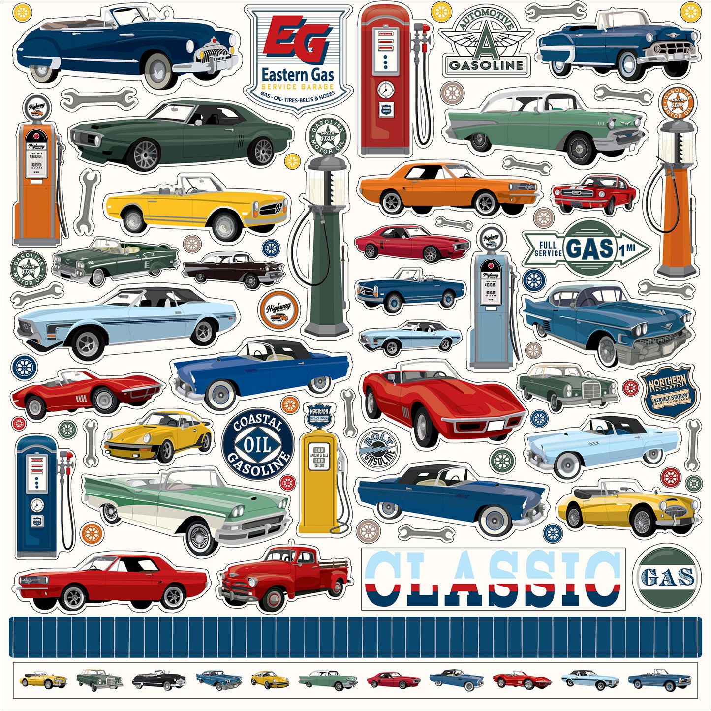 Carta Bella Cars Element Sticker