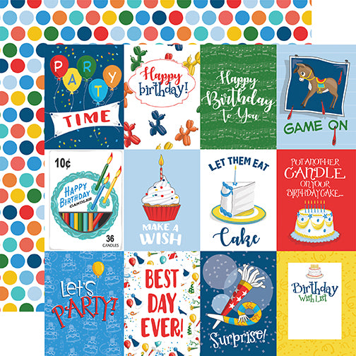 Carta Bella Let's Celebrate: 3X4 Journaling