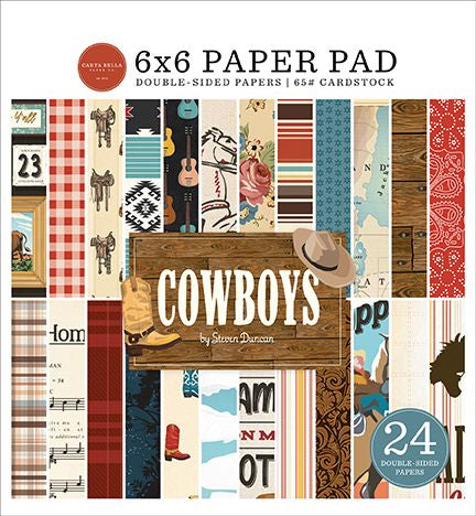 Carta Bella Cowboys 6X6 Pad