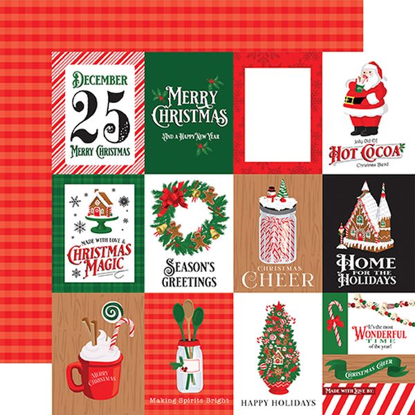 Carta Bella Christmas Cheer: 3X4 Journaling