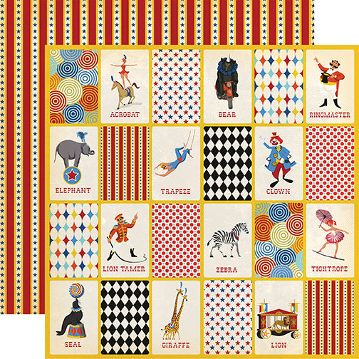 Carta Bella The Circus: Three Ring Circus