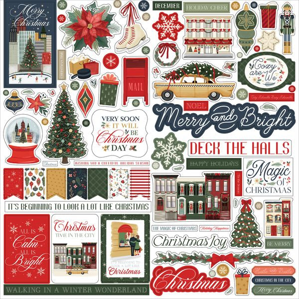Christmas In The City Element Sticker