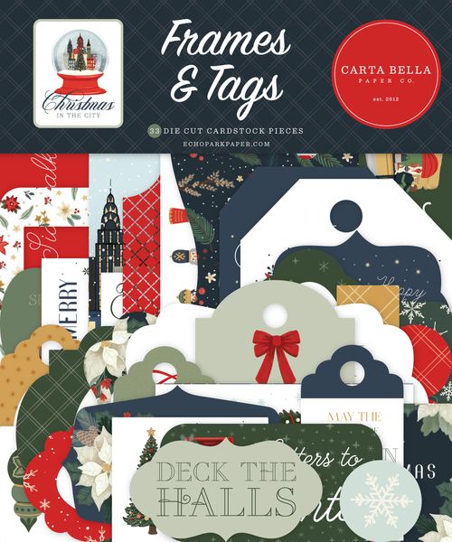 Christmas In The City Frames & Tags