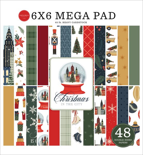 Carta Bella Christmas In The City Cardmakers 6X6 Mega Pad