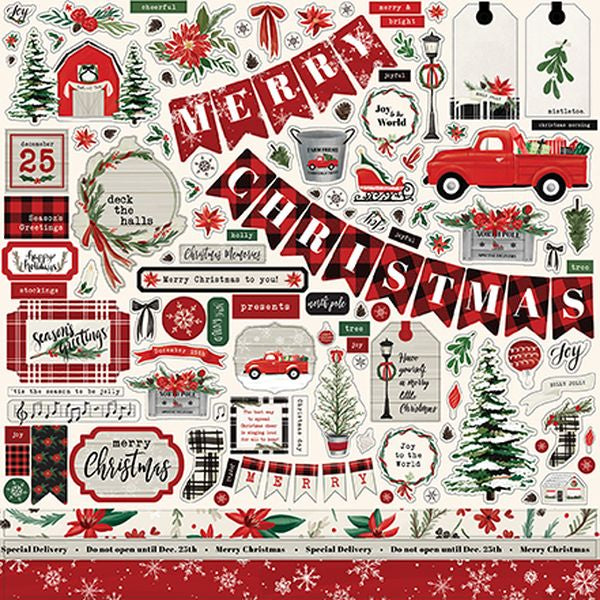 DISC - Christmas Market Element Sticker