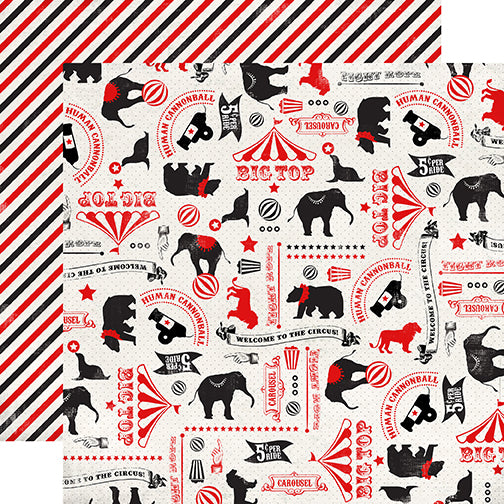 Carta Bella Circus Party: Circus Icon DS Paper (1 Sheet)