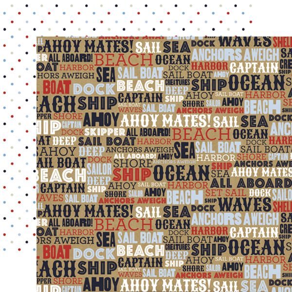 Carta Bella Deep Blue Sea: Ahoy Mates DS Paper