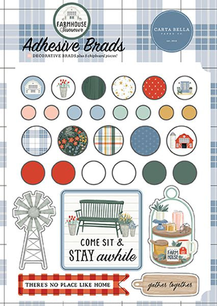 Farmhouse Summer Adhesive Brad