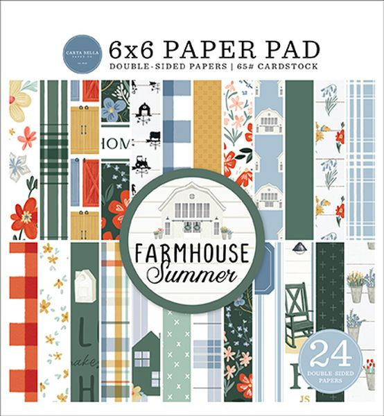 DISC - Echo Park Farmhouse Summer 6x6 Pad