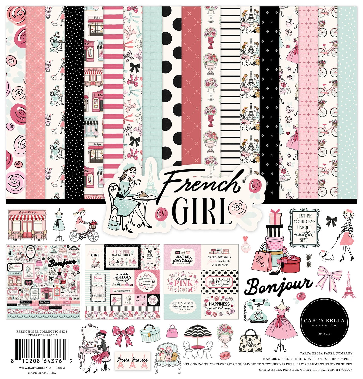 Carta Bella French Girl Collection Kit