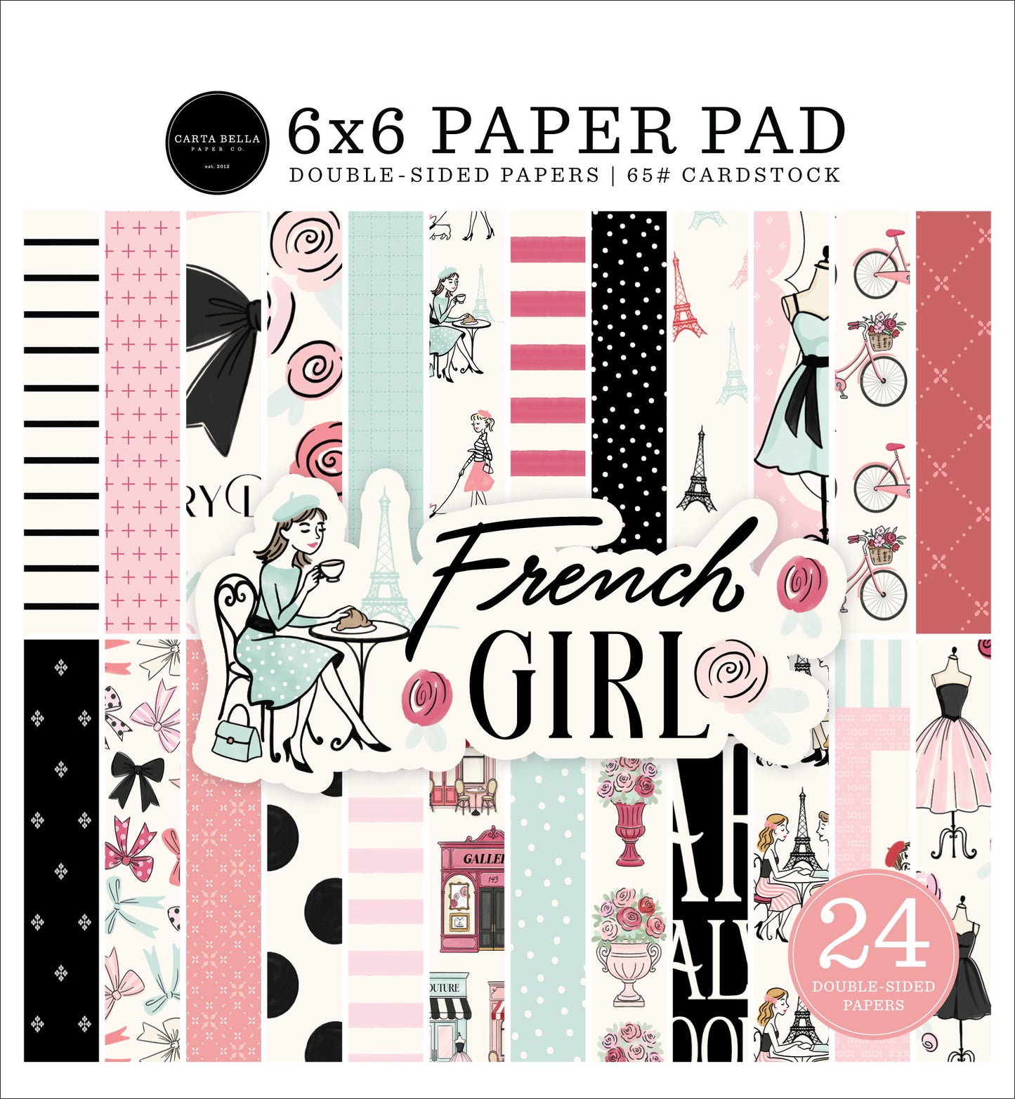 Carta Bella French Girl 6x6 Paper Pad