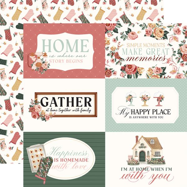 Echo Park Feels Like Home: 6x4 Journaling Cards