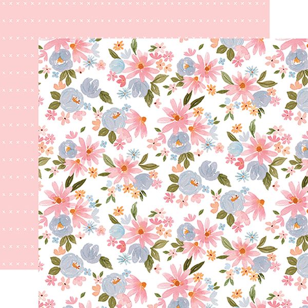 Carta Bella Flora No. 5 Cool Large Floral DS Paper (1 Sheet)