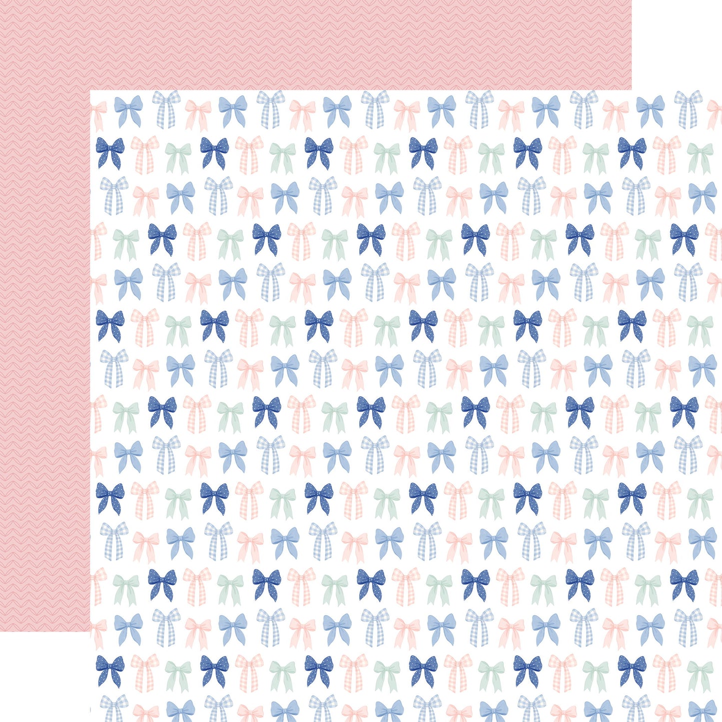 Carta Bella Flower Shoppe: Perfect Day Bows DS Paper (1 Sheet)