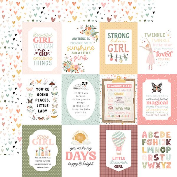 Carta Bella That's My Girl 3x4 Journaling Cards