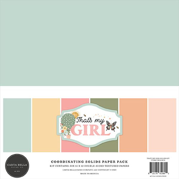 Carta Bella That's My Girl Solids Kit