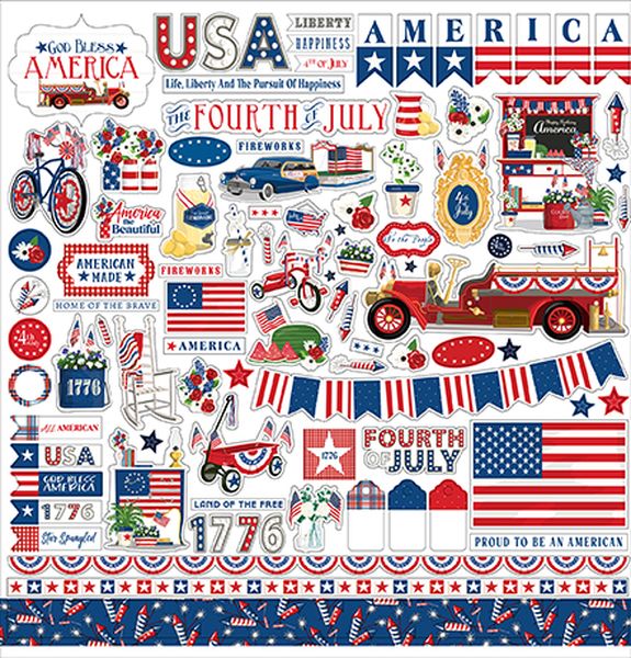 God Bless America Sticker